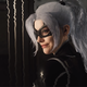 Felicia, moments before she seemingly loses one of her nine lives in the closing moments of The Heist.